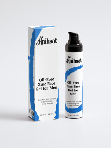 Oil-Free Zinc Face Gel for Men