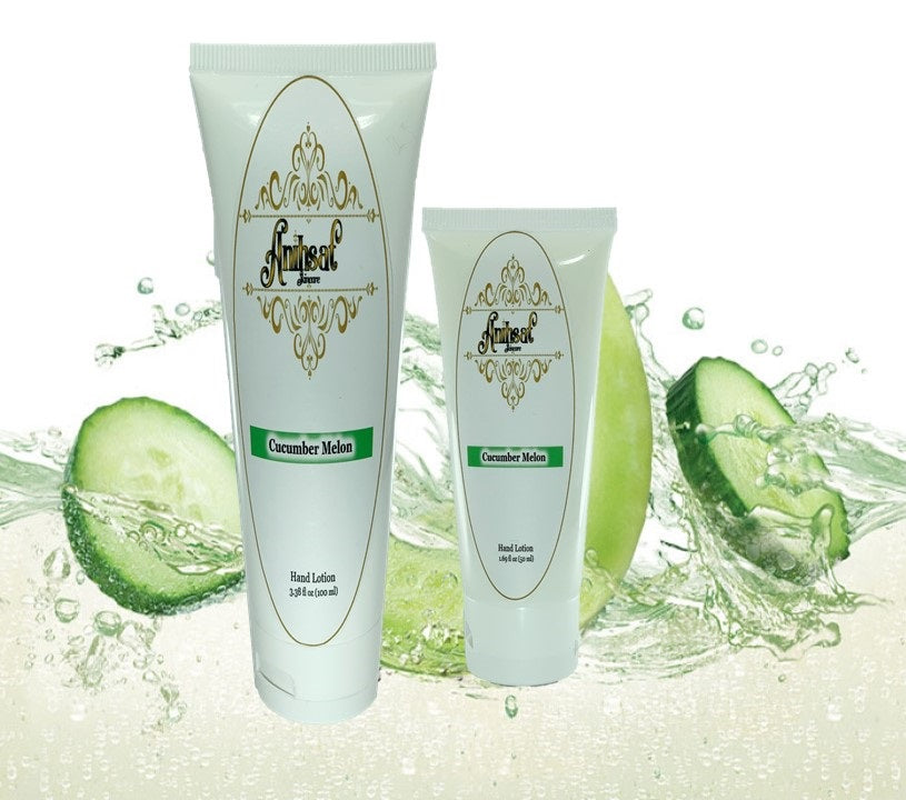 Anihsat Cucumber Melon Lotion - non-greasy, silky, long-lasting nourishing lotion that is easy to spread and fast absorbing