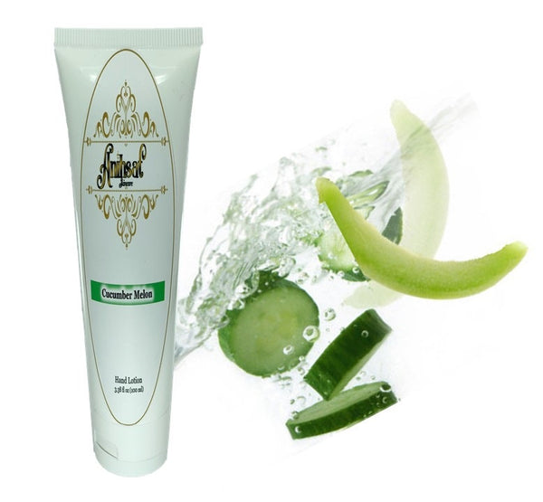 Anihsat Cucumber Melon Lotion - non-greasy, silky, long-lasting nourishing lotion that is easy to spread and fast absorbing