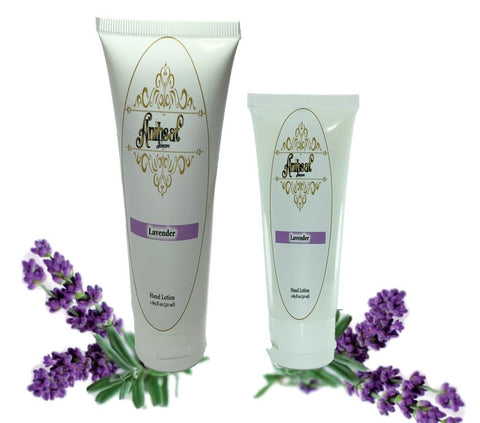 Anihsat Lavender Lotion - non-greasy, silky, long-lasting nourishing lotion that is easy to spread and fast absorbing