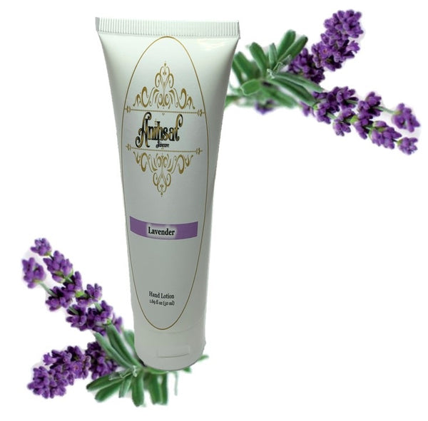 Anihsat Lavender Lotion - non-greasy, silky, long-lasting nourishing lotion that is easy to spread and fast absorbing