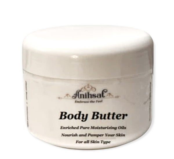 Anihsat Body Butter - ultra moisturizing butter packed with all natural oils absorbs quickly